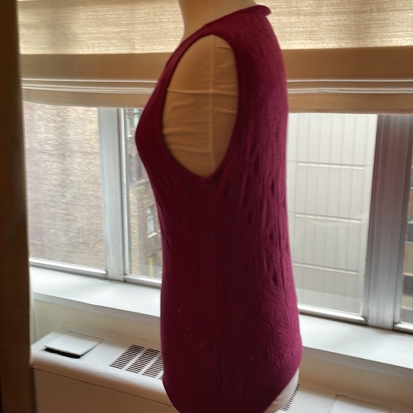 Luca Luca Italien Designer Pink Top - Picture 3 of 5